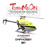 OMPHOBBY M1 Flybarless 6CH Dual Brushless Direct-Drive Motor RC Helicopter BNF with OMP Receiver
